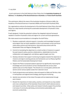 Submission—Draft National Urban Policy